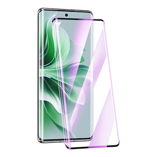 适用opporeno11钢化膜reno6/4/5/9/10pro曲屏findx7/x6/x5手机膜a1/a2pro真我12/11pro+水凝膜realmegt5pro贴
