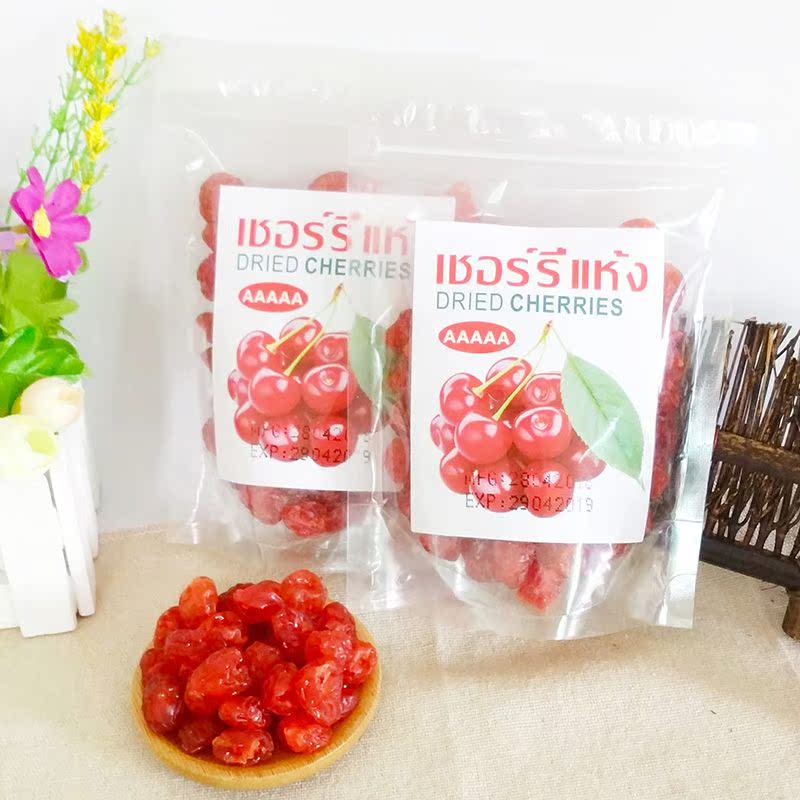 泰国风味樱桃干150g/袋 低糖水果干无籽车厘子干特产零食果干果脯