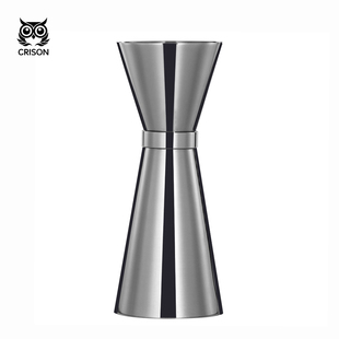 JG002 CRISON精细304不锈钢调酒量酒器 鸡尾酒带刻度线量杯JIGGER