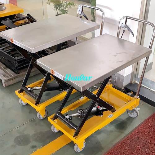 hou动lar好拉牌电动升降平车手台板液压脚踏SGREUS04不锈钢平手推