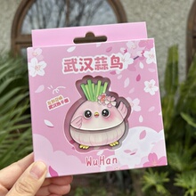 礼盒装 武汉蒜鸟吃热干面金属冰箱贴 创意武汉伴手礼文创纪念品