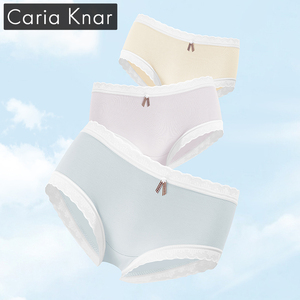 Caria Knar蕾丝花边内裤女士蜂窝档夏季薄款透气日系少女生三角裤