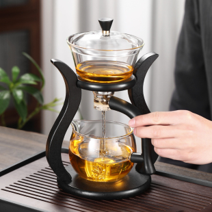 玻璃半全自动懒人家用感应冲泡茶神器功夫茶杯 泡茶壶组合茶具套装