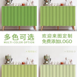 防尘门帘货架遮丑帘子魔术贴免打孔布帘 纯色柜子遮挡帘衣柜滑轨式