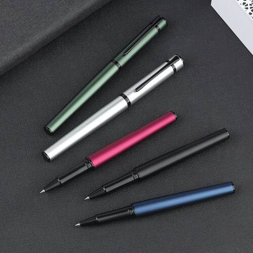 英雄珠笔H605C礼盒商务公签字笔黑色螺旋记本套刻字