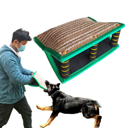 亚马逊训犬粗麻三手柄咬枕德牧马扑咬枕飞靶Dog bite pillow