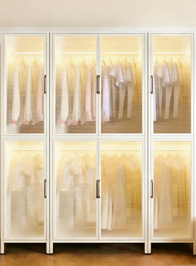 2026新款简易衣柜家用收纳衣橱防潮收纳柜卧室衣柜大容量防尘衣架