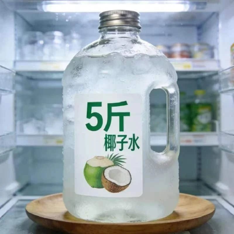 100%椰子水大瓶装1250ml*瓶0脂肪含钾天然电解质无菌灌装椰子水