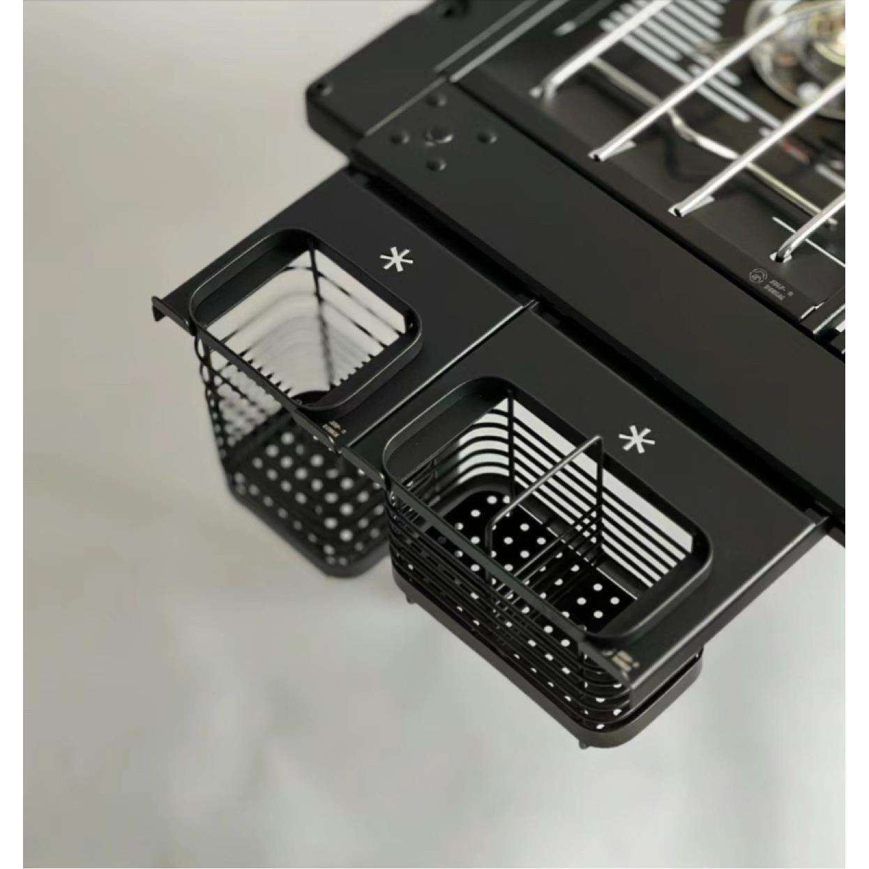 诧祭户外露营IGT桌面单元框侧挂滤水篮筷子架延伸挂架置物盒挂架