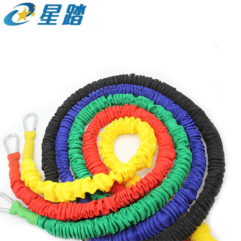 护套款11件套多功能拉力绳一字拉力器训练器材乳胶弹力绳