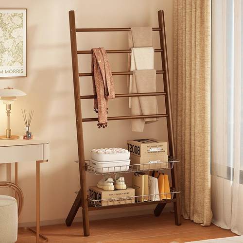 2025新款卧室挂衣架浴室毛巾浴巾裤架床边衣帽架落地卫生间置物架