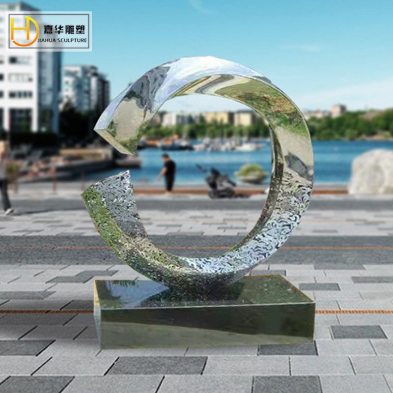不锈钢户外大型景观雕塑制作