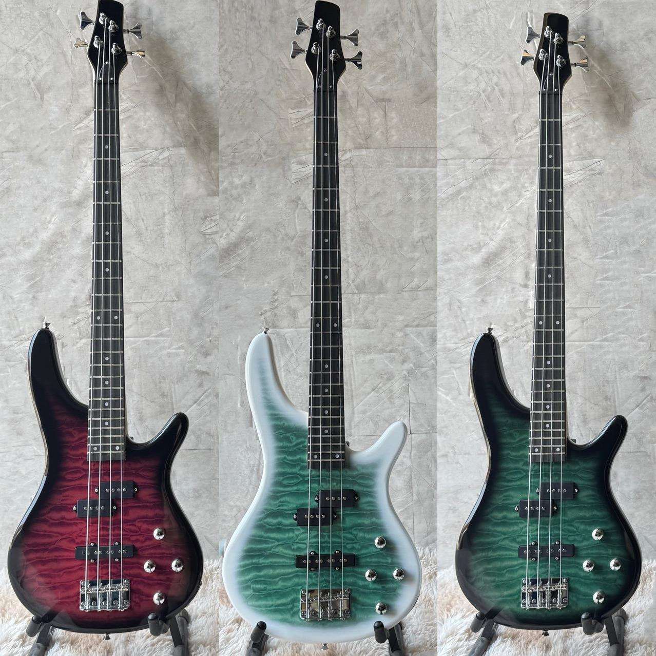 电贝司椴木四弦贝司bass4弦电贝斯初学入门专业演出摇滚乐器