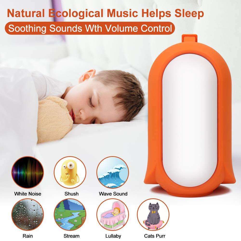 三只羊现货婴儿安抚助眠仪白噪音便携睡眠器小夜灯工厂助睡安抚