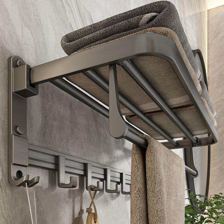 枪灰毛巾架卫生间免打孔浴巾置物架浴室厕所壁挂式太空铝收纳挂杆,畜牧/养殖物资,畜牧/养殖器械,淘宝优惠券,粉丝福利购,淘宝优惠卷