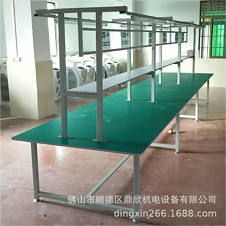 双边防静电工作台电子电器组装手动流水拉线带灯带风扇工艺卡