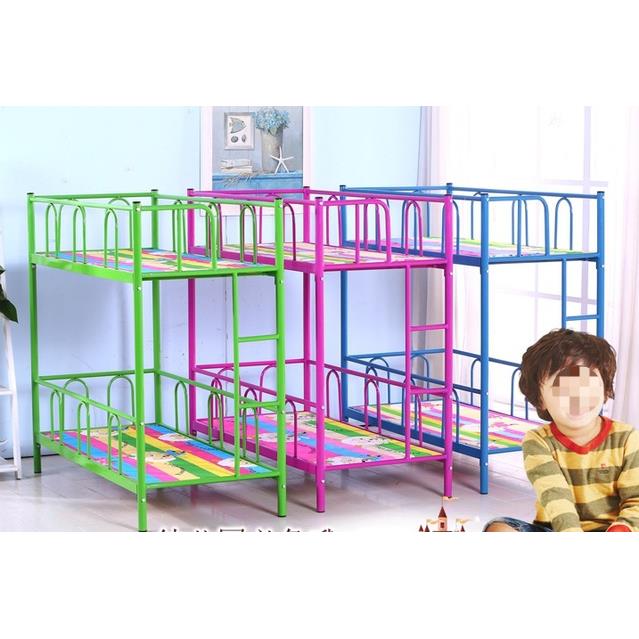 直销幼儿园床双层幼儿园床两层儿童床小学生床铁架上下床