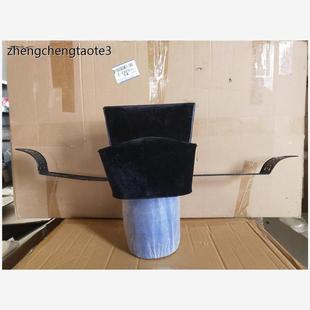 明朝官帽乌纱帽七品芝麻官县官帽京剧戏剧县官帽豫剧宋朝包公帽