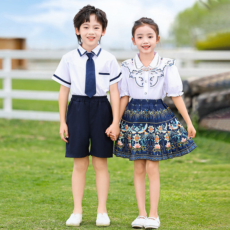小学生马面裙六一合唱服