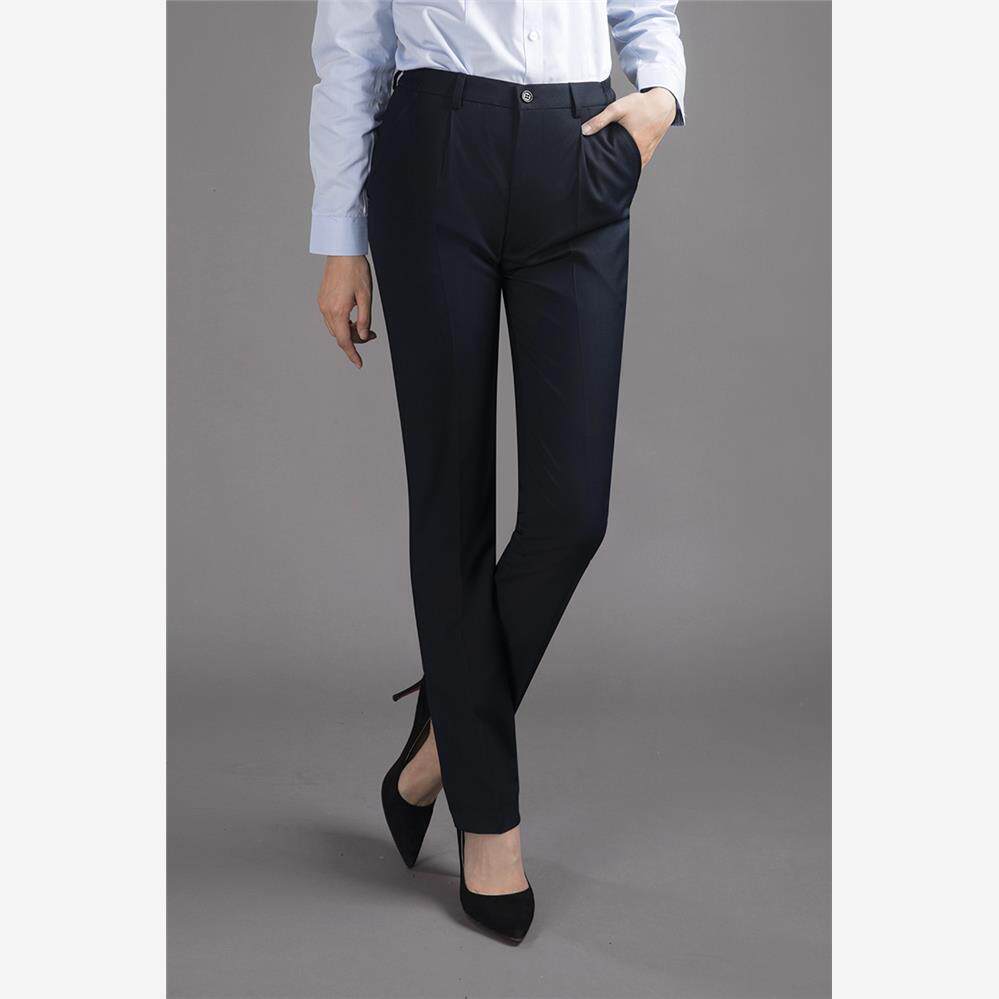 邮政工作服女西裤新款储蓄正装裤子藏职业西装裤大码夏款