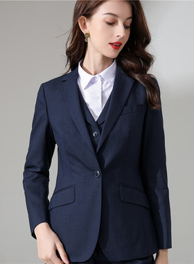 光大新款女西裤藏蓝色行服裤子衬衫西装长裤工作服制服工装