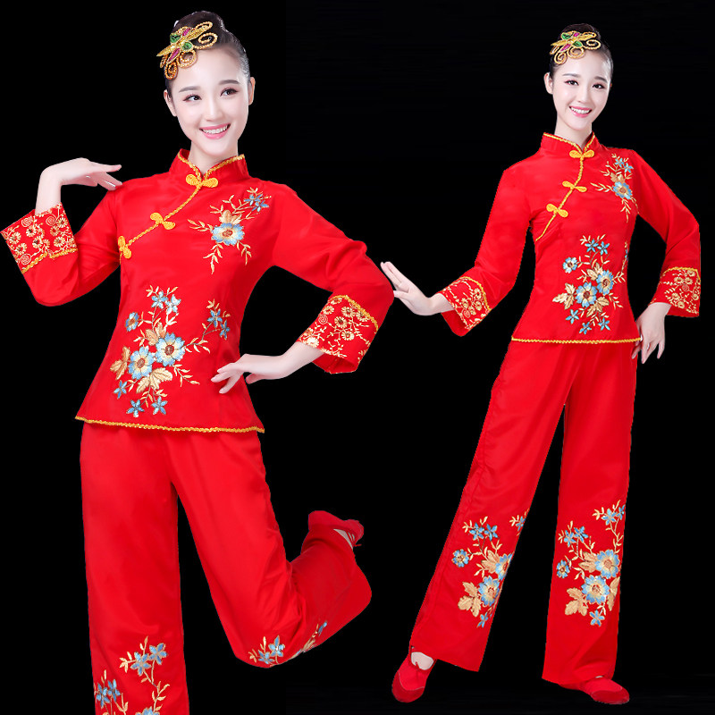 广场舞套装民族舞蹈服女