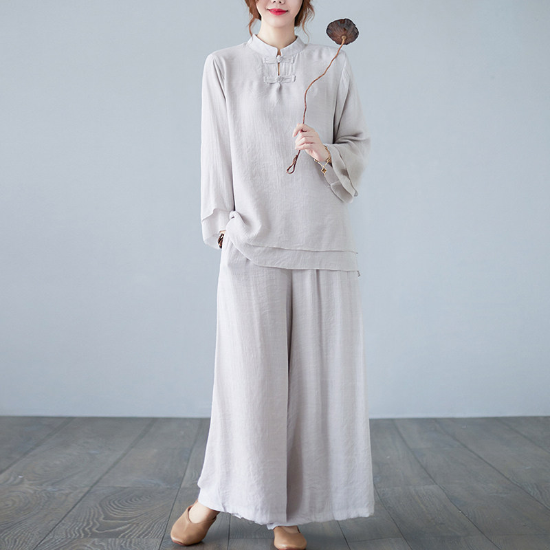 居士服女佛系衣服年轻款