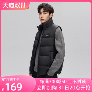 鸭鸭2023秋冬季新品连帽时尚羽绒马甲秋冬季新款羽绒服马甲PG