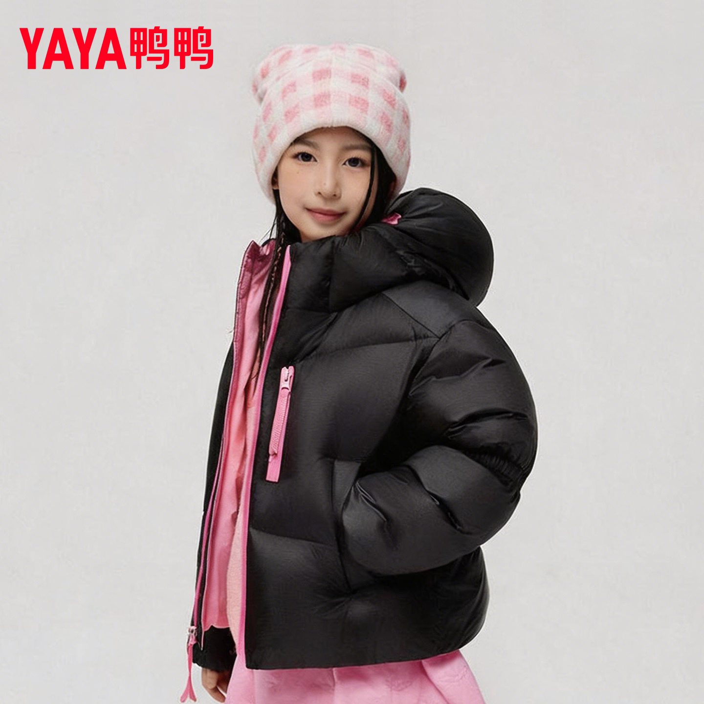 儿童羽绒服2026秋冬新品中大童短