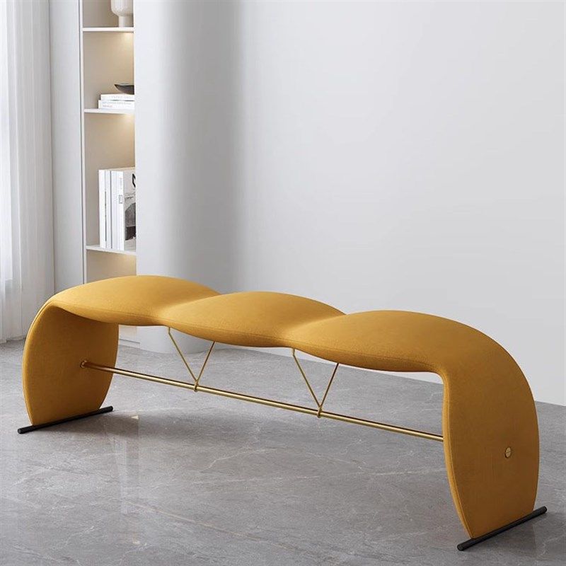 北欧长条梳妆凳换鞋凳家用卧室床尾凳床榻酒店公寓软包沙发凳矮凳,住宅家具,换鞋凳,淘宝优惠券,粉丝福利购,淘宝优惠卷