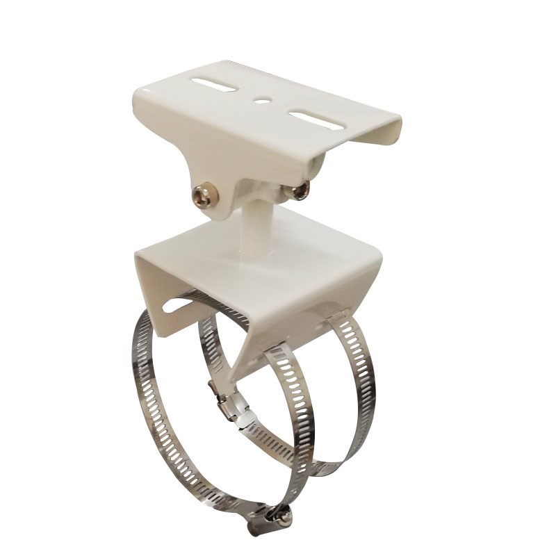 监控抱箍支架一体防锈横杆小抱箍立杆抱柱路灯电线杆监控摄像支架