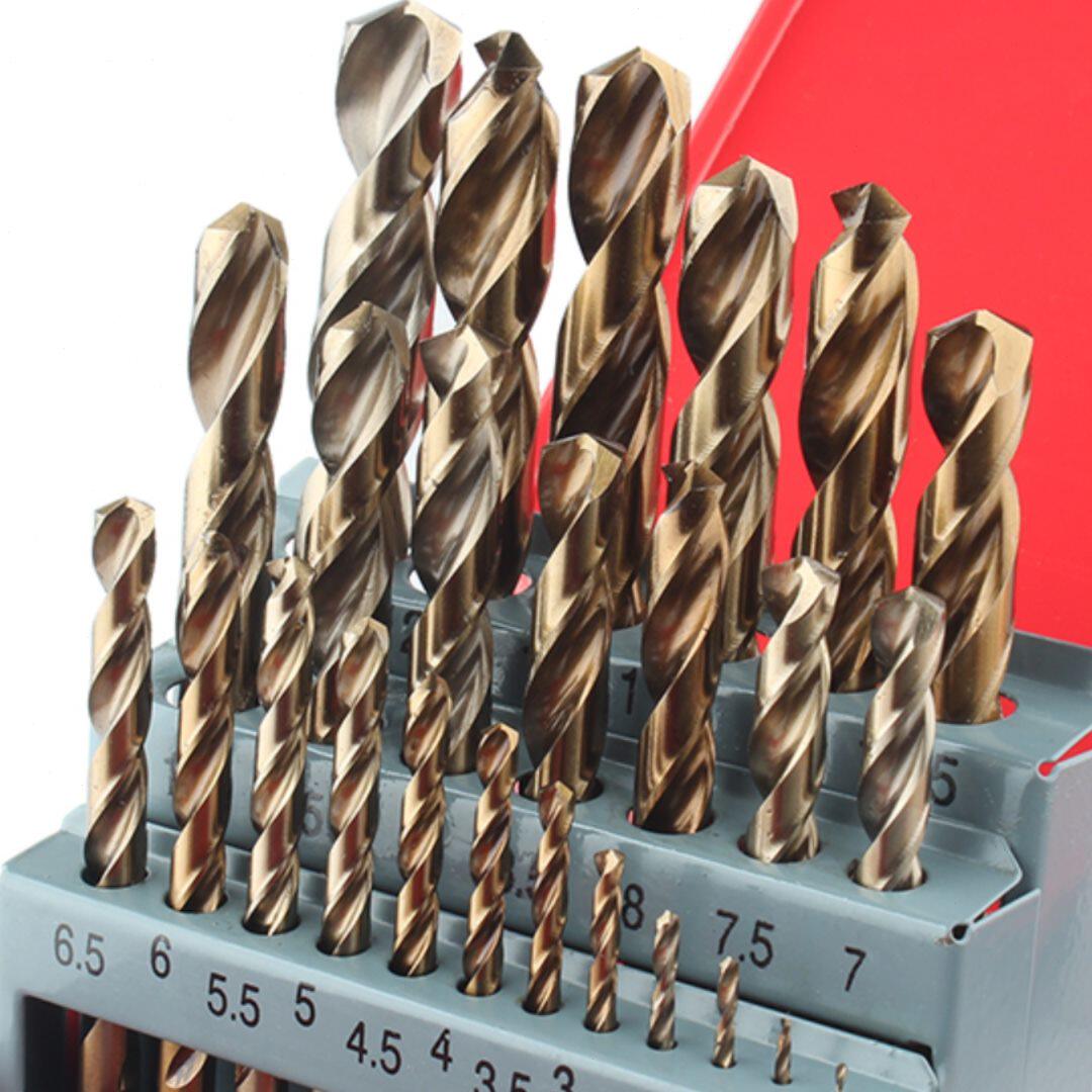 麻花钻头套装不锈钢合金钢打铁超硬质含钴钨钢手电钻转头打孔金属