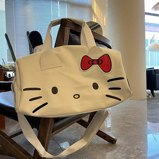HelloKitty旅行包卡通可愛行李包單肩包斜挎包大容量手提收納包