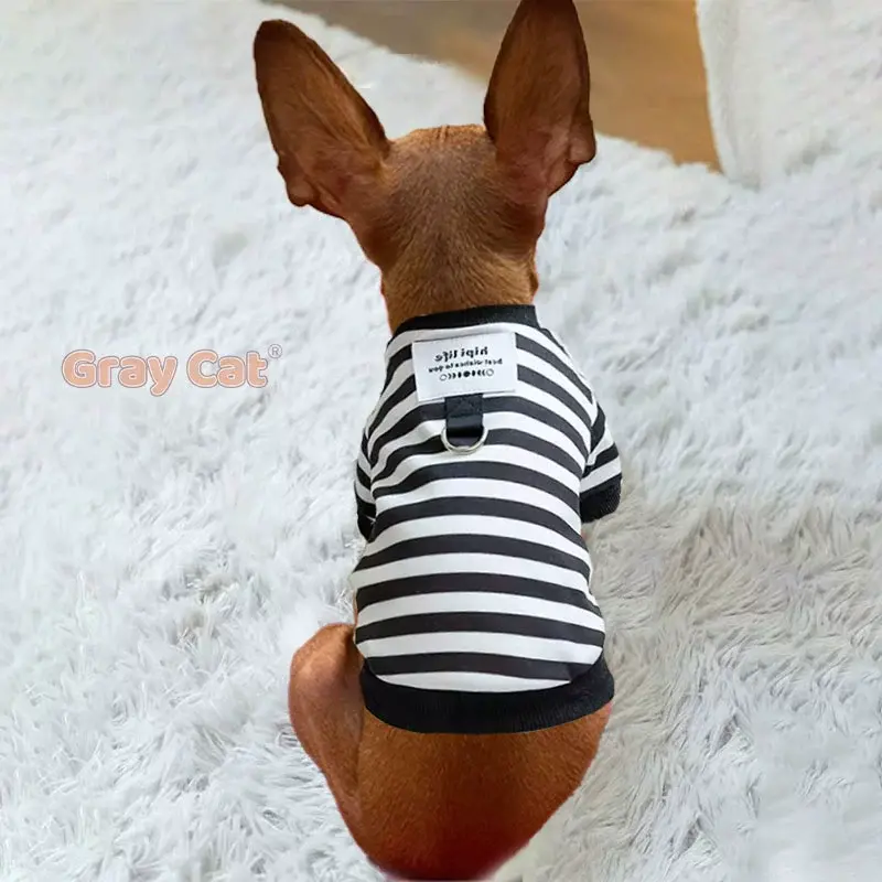 迷你杜宾小鹿犬专用狗狗衣服带牵引绳环秋冬天冬季小体鹿娃犬秋装
