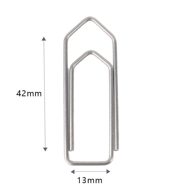 箭头曲别针公用品船底收纳回形针尖头弹簧钢金属回形针（袋装）