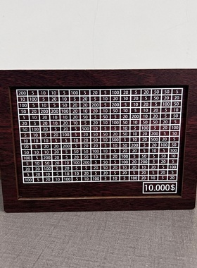 木质复古工艺Money Box装饰零钱储蓄盒跨境热销收纳盒送礼佳品