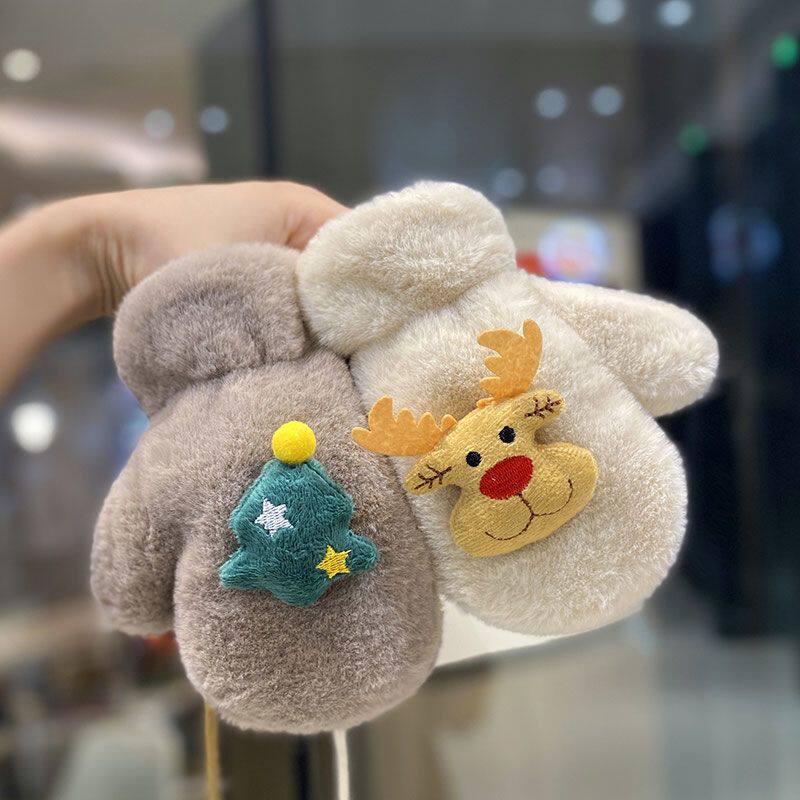 儿童手套冬季加绒加厚保