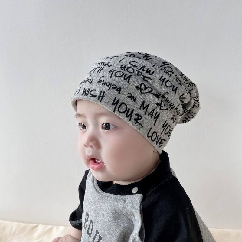 婴儿帽子秋冬款护耳帽洋
