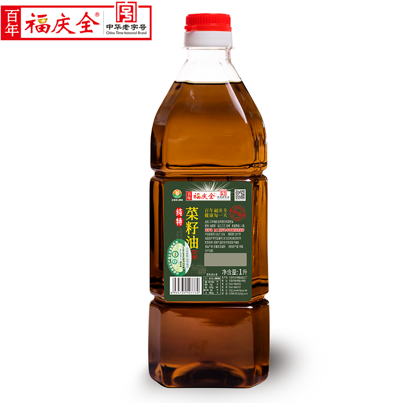 百年福庆全有机认证特压榨菜籽油