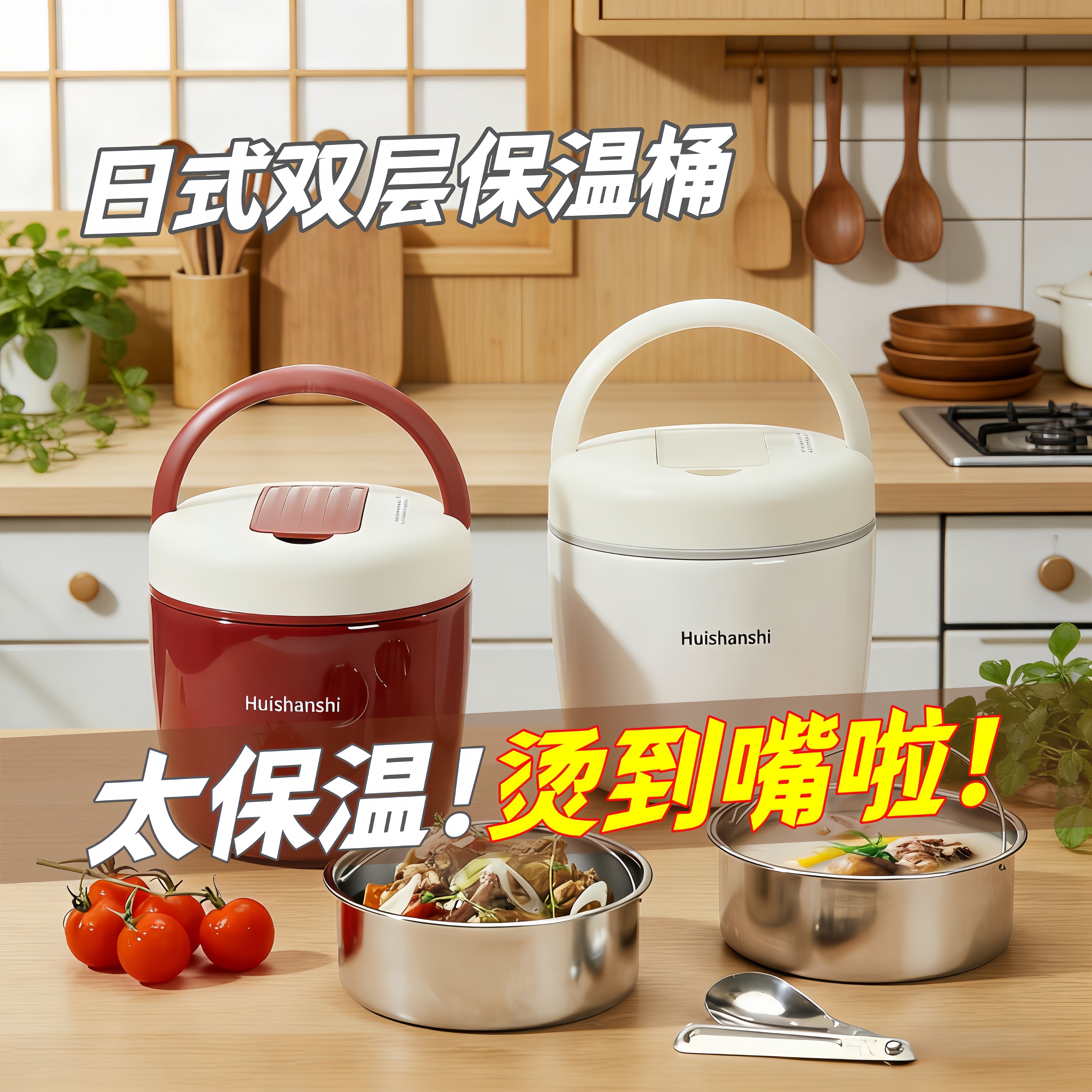 2026新款正品高档保温饭盒上班族带饭学生双层保温桶冬天保温饭桶