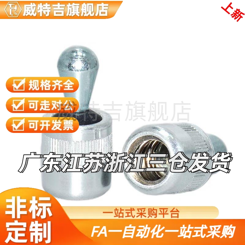 ZAV51/ZAV52/ZAV53-D3 D5 D6 D8 D10有胶封侧向式定位柱