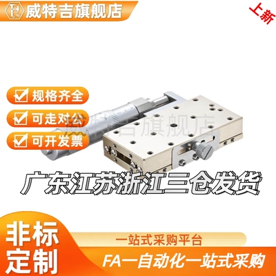 WCI滑台XSGL40-AXSGL0/XSBGL40A/XSBG/L60不锈钢精密威特吉