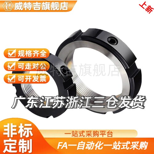 精密锁紧螺PLN PLNY8/10/12/15/17/20/25/30/35/40/45/50/55/60