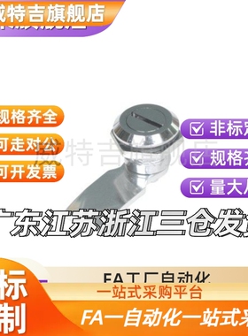 同 XAS51圆柱锁 T型 XAS38-N/A/B 带防尘锁心