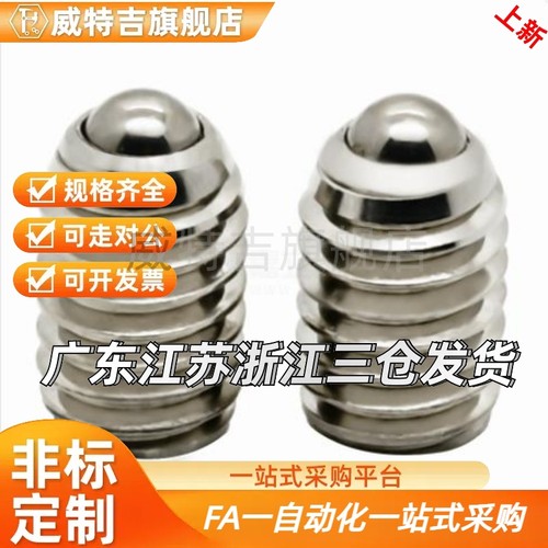 球头柱塞不锈钢现货C-BSZL6-10P/BMSL/BSML/BSZL4 5 6 8 10 12