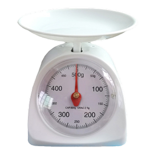 小型商用托盘秤家用厨房台秤机械天平称鸡柳食物弹簧克称学生教具