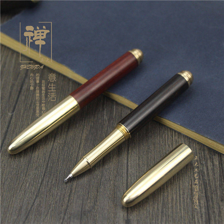创意黑檀木珠笔黄铜笔 口袋款迷你签字笔水笔黑笔书写文创礼品,文具电教/文化用品/商务用品,宝珠/走珠/签字笔,淘宝优惠券,粉丝福利购,淘宝优惠卷