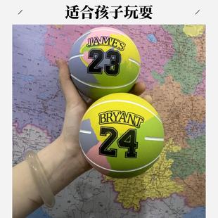 9cm直径高弹力橡胶神器儿童户外练习发泄环保无味迷你小篮球空心