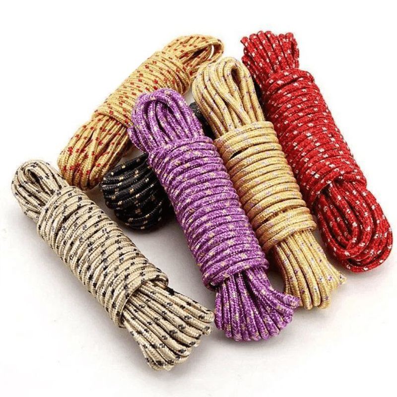 10米晾衣绳晒被绳户外防风防滑加粗多功能室内外免打孔凉衣服绳子