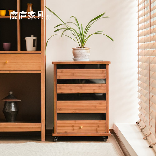茶具收纳牙科柜卧室可移动床头柜